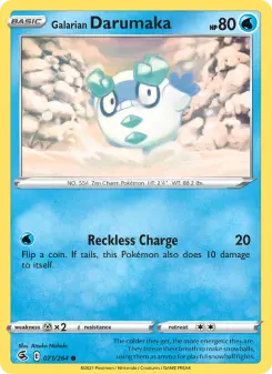 Pokémon-Karte Galarian Darumaka 071/264