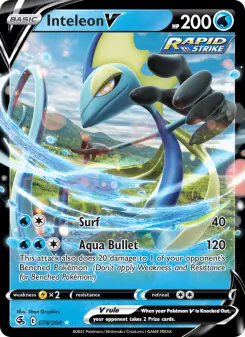Pokémon-Karte Inteleon V 078/264