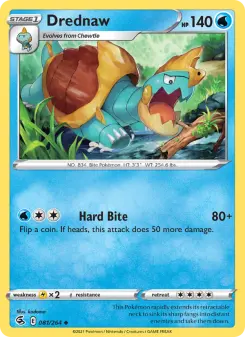 Pokémon-Karte Drednaw 081/264