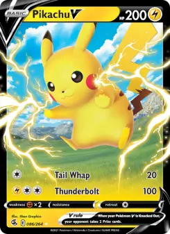 Pokémon-Karte Pikachu V 086/264