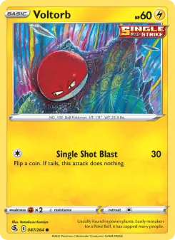 Pokémon-Karte Voltorb 087/264