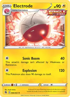Pokémon-Karte Electrode 088/264