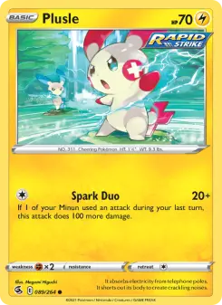 Pokémon-Karte Plusle 089/264