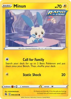 Pokémon-Karte Minun 090/264