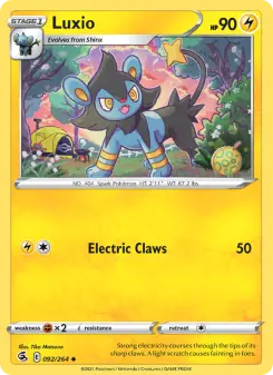 Pokémon-Karte Luxio 092/264