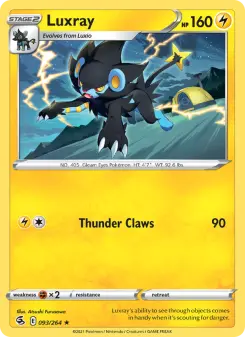 Pokémon-Karte Luxray 093/264