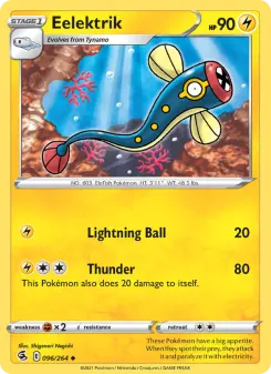 Pokémon-Karte Eelektrik 096/264