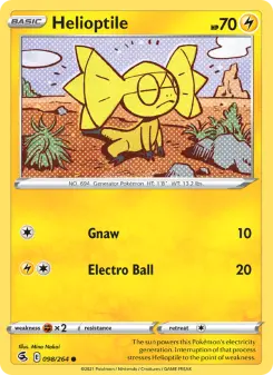 Pokémon-Karte Helioptile 098/264