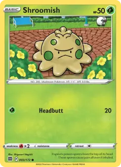 Pokémon-Karte Shroomish 003/172