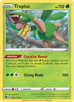Pokémon-Karte Tropius 005/172