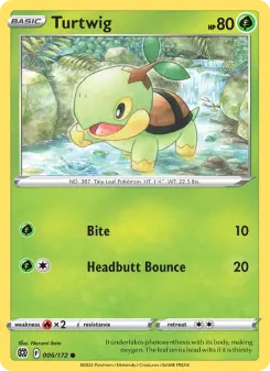 Pokémon-Karte Turtwig 006/172