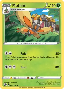 Pokémon-Karte Mothim 011/172