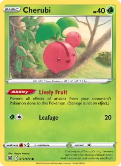 Pokémon-Karte Cherubi 012/172