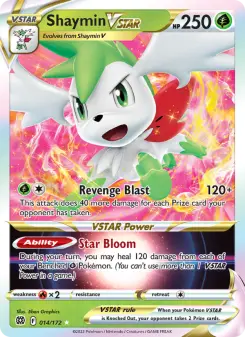 Pokémon-Karte Shaymin VSTAR 014/172