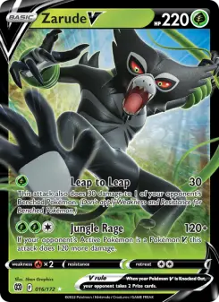 Pokémon-Karte Zarude V 016/172