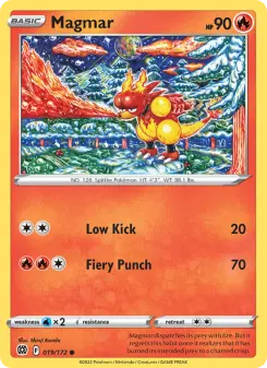 Pokémon-Karte Magmar 019/172