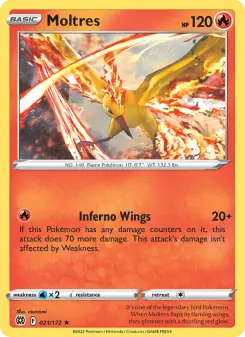 Pokémon-Karte Moltres 021/172