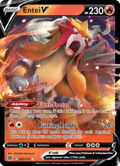 Pokémon-Karte Entei V 022/172