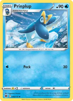 Pokémon-Karte Prinplup 036/172