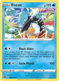 Pokémon-Karte Eiscue 044/172