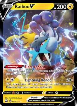 Pokémon-Karte Raikou V 048/172