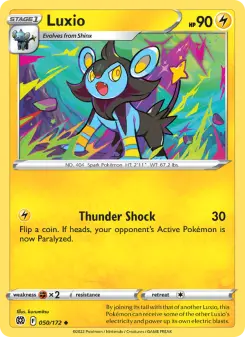 Pokémon-Karte Luxio 050/172
