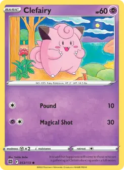 Pokémon-Karte Clefairy 053/172