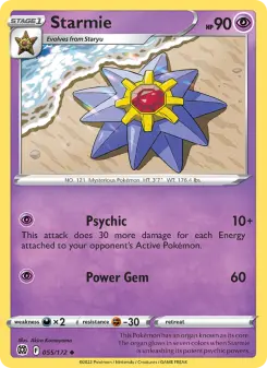 Pokémon-Karte Starmie 055/172