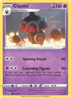 Pokémon-Karte Claydol 059/172