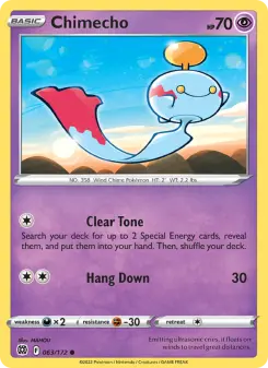 Pokémon-Karte Chimecho 063/172