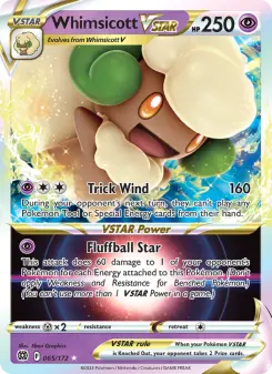 Pokémon-Karte Whimsicott VSTAR 065/172