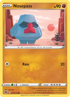 Pokémon-Karte Nosepass 073/172