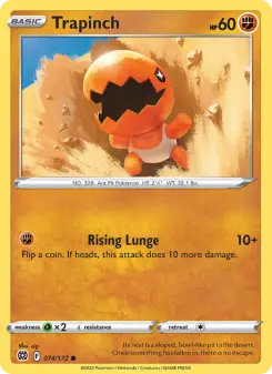 Pokémon-Karte Trapinch 074/172