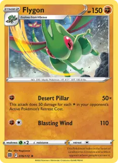 Pokémon-Karte Flygon 076/172