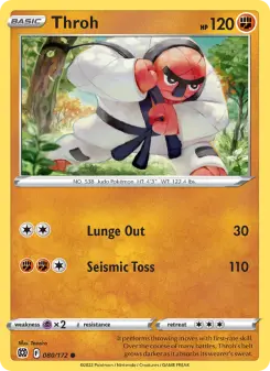 Pokémon-Karte Throh 080/172