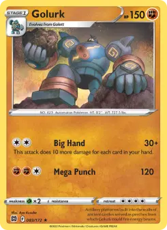 Pokémon-Karte Golurk 083/172
