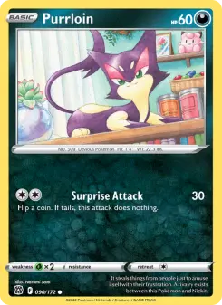 Pokémon-Karte Purrloin 090/172