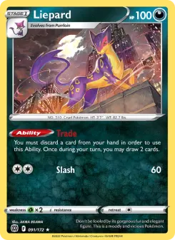 Pokémon-Karte Liepard 091/172
