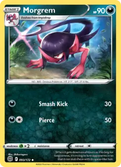 Pokémon-Karte Morgrem 093/172