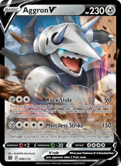 Pokémon-Karte Aggron V 096/172