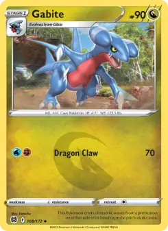 Pokémon-Karte Gabite 108/172