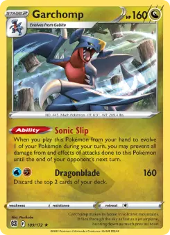 Pokémon-Karte Garchomp 109/172