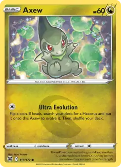 Pokémon-Karte Axew 110/172