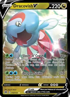 Pokémon-Karte Dracovish V 114/172