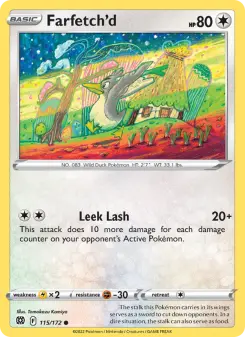 Pokémon-Karte Farfetch'd 115/172