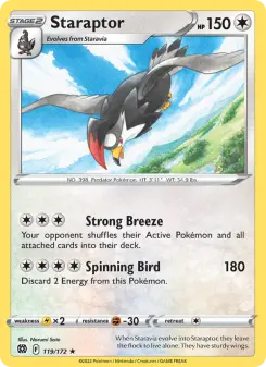 Pokémon-Karte Staraptor 119/172