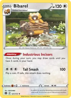 Pokémon-Karte Bibarel 121/172