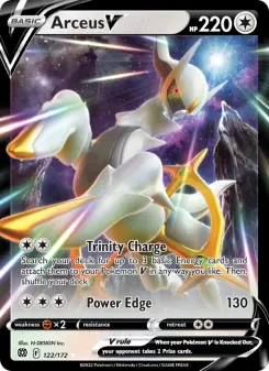 Pokémon-Karte Arceus V 122/172