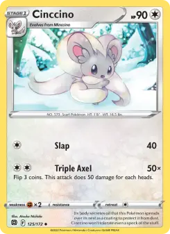 Pokémon-Karte Cinccino 125/172