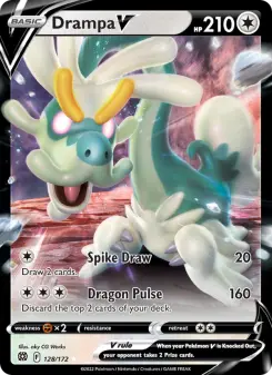 Pokémon-Karte Drampa V 128/172